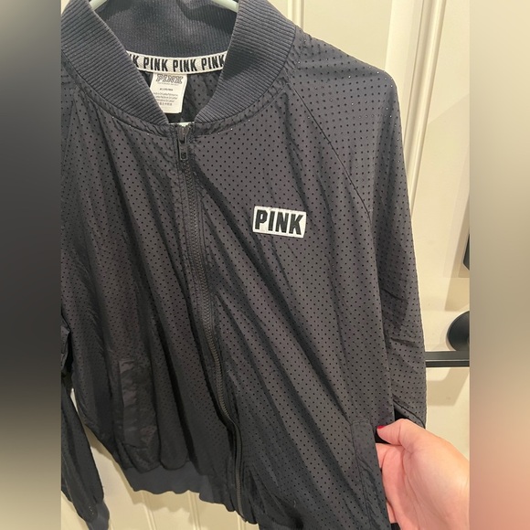 Victoria's Secret PINK Black Mesh Jacket - Picture 5 of 10